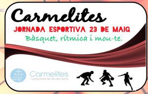 Cartell 12 hores esports Carmelites